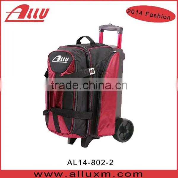2014 Costomize Bowling Double Bag With Wheels China OEM
