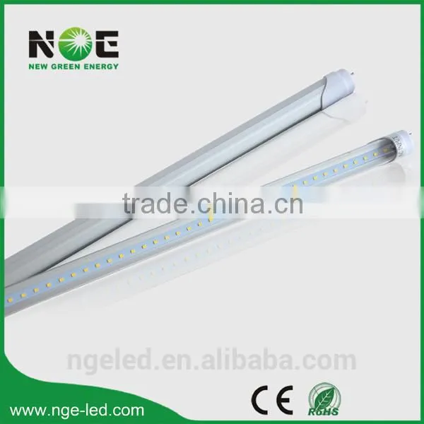 CE RoHS Ra80 36w 8ft Led Tube Light With Transparent & Frosted PC Cover
