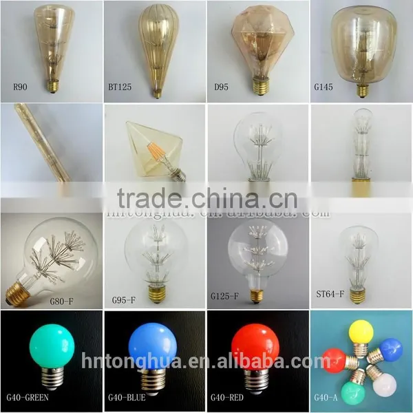 Colorful Led Filament Bulb Vintage Retro Antique Industrial Style Lights ST58/64 With CE RPHS ERP SAA photo-6
