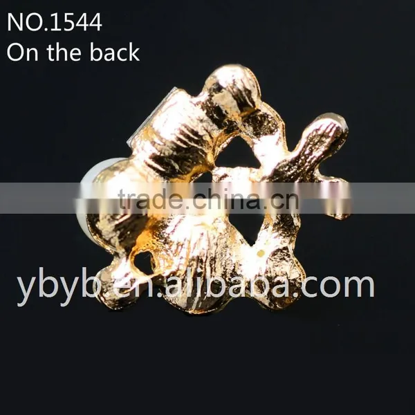 Korean Square Rhineston Flower Hair Accessories Diy Accessories Alloy Jewelry Accessorizing for Handmade Bags-1544 photo-3