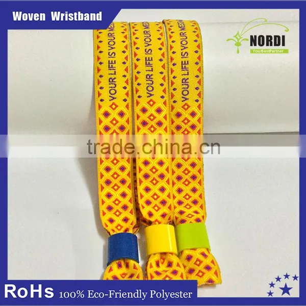 Top Popular and Low Price Custom Woven Wristbands/Wristband/Wrist Band
