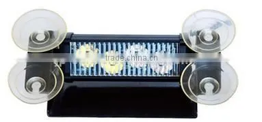 4 LED White/Amber Warning Strobe Light/Car Interior Window Dash Light/Security Tow Dash LightBar LTDG312-1 photo-3