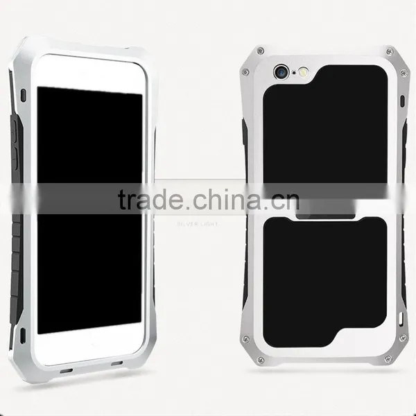 Luxury Aluminum Metal Frame Rubber Silicone Bumper Hard Case Cover for Xiaomi Mi4i for Samsung Galaxy Mega 6.3 for Sony photo-3