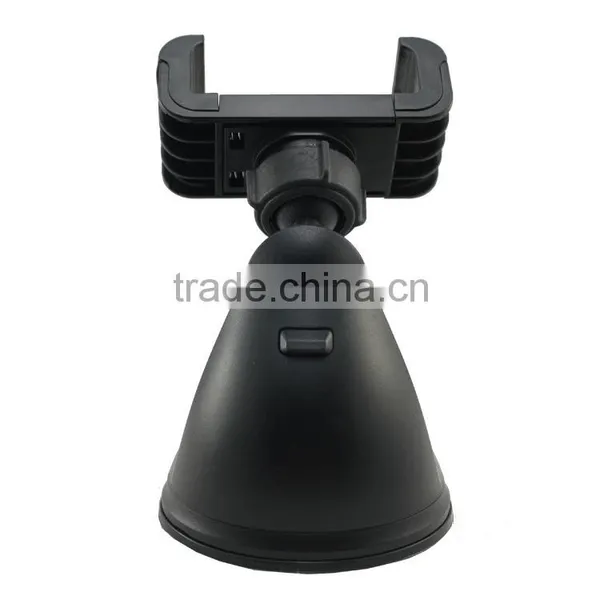 Lazy Man Windsheild Mount Holder Rotating Function Clip Design Sucker Cup Phone Stand photo-3