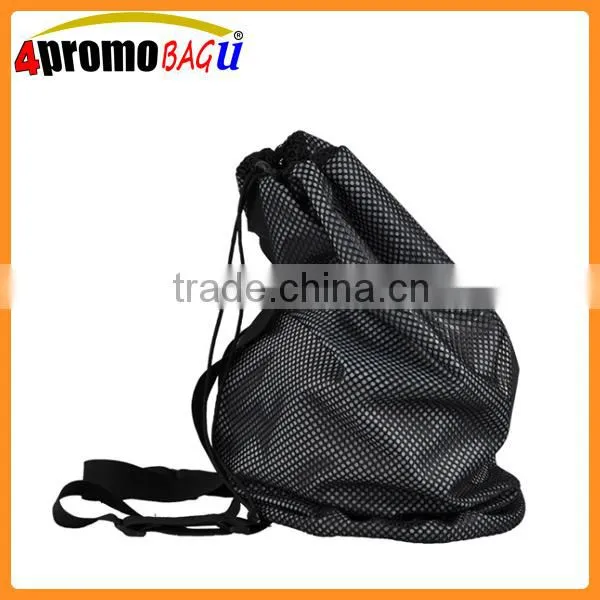 Lightweight Mesh Drawstring Basketball Bag Sprot Beach Ball Bag photo-4