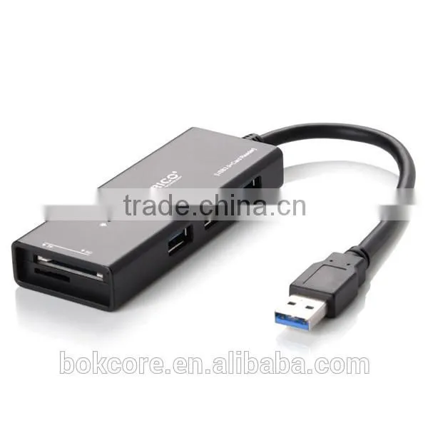H33TS-U3 Superspeed 3 Port Usb 3.0 Hub With Card Reader Function photo-2