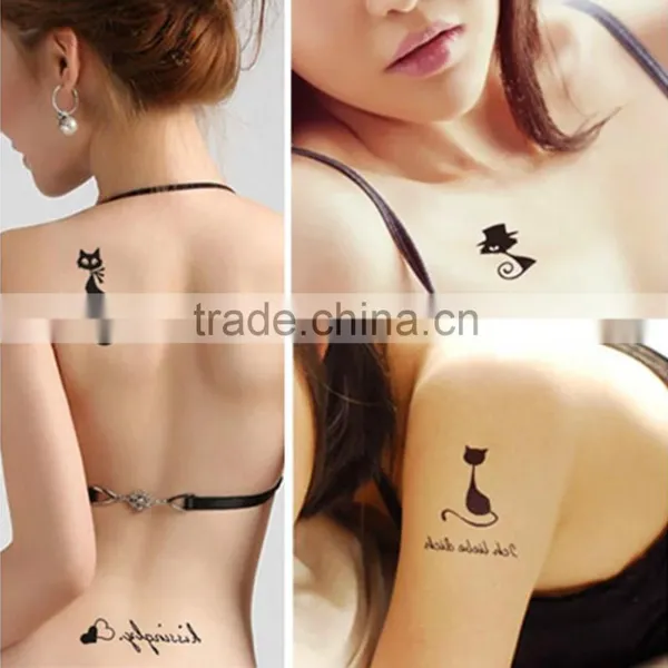 Custom Normal Self Adhesive Water Transfer Sexy Body Temporary Tattoo Sticker photo-2