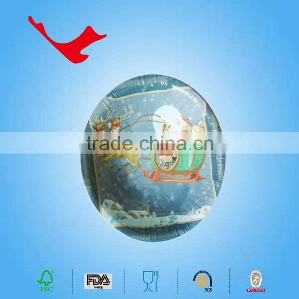 2015 New Products Custom Printed Dispoable Paper Bowl for Christmas Party photo-4