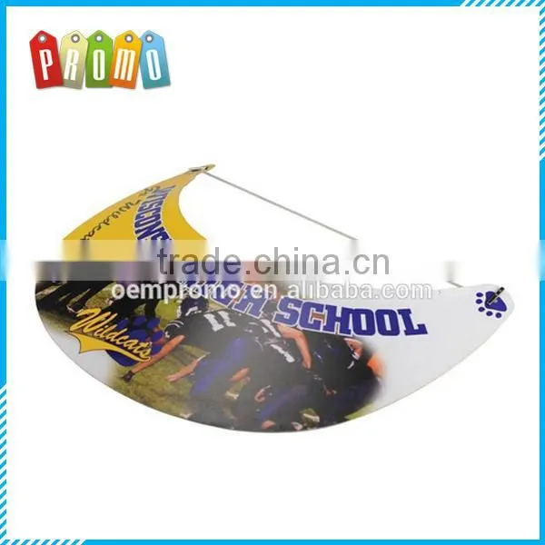 Customized promotional cheap laminated Cardstock Sun Visors