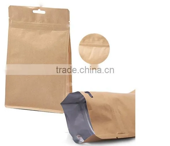 Quad Seal Snack Food Bag,Side Gusset Flat Bottom Food Bag photo-3