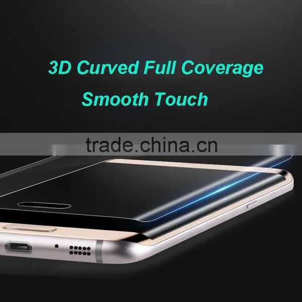 100% Full Size 3D Curved Transparence Tempered Glass Screen Portector for Samsung S7 EDGE photo-2