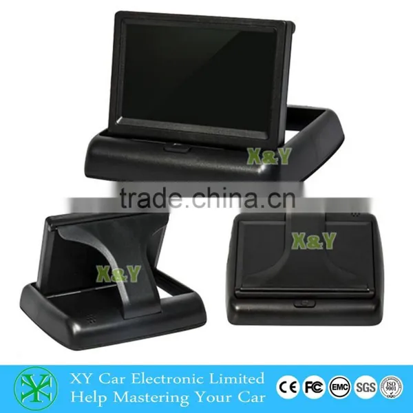 4.3 Inch Car Foldable Lcd Monitor, Security Car Lcd Monitor ,car Monitor XY-2046 photo-3