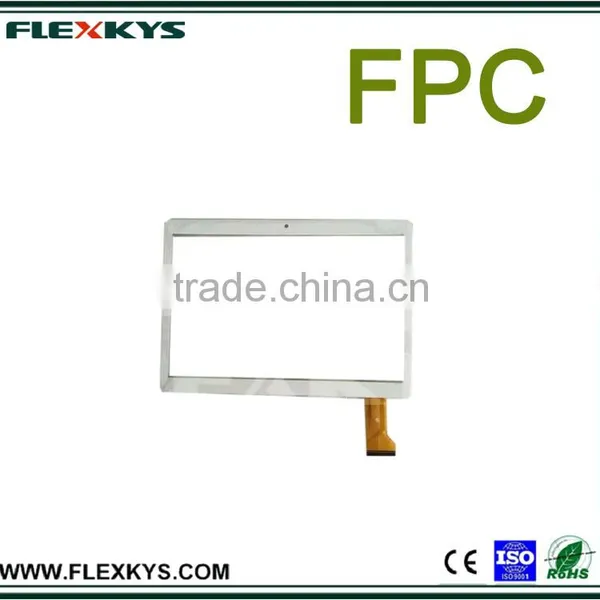 Single Layer Yellow Soldermask FPC Copper Flexible Printed Circuit Membrane Switches With 0.5mm Board Thickness photo-6