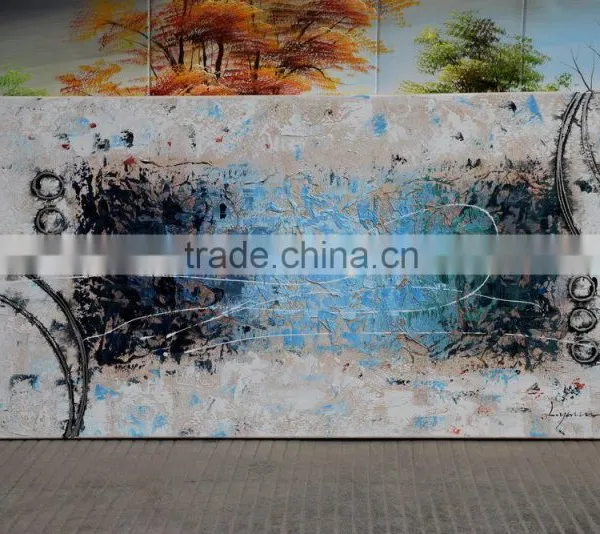 100%Hand-Painted Art Abastract Oil Painting photo-5
