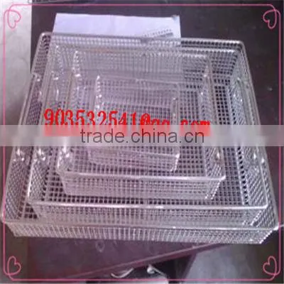 Medical 304 316 Stainless Steel Disinfecting Basket Made in Anping