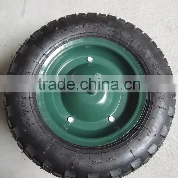 10 Inch Pneumatic Rubber Wheel 3.50-8 photo-5