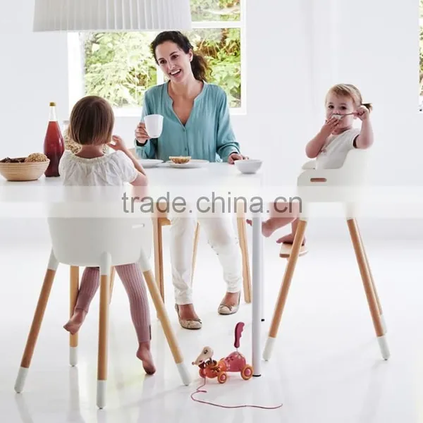 European Style Fashion Wood Baby High Chair Baby Chair Manufacturer photo-3