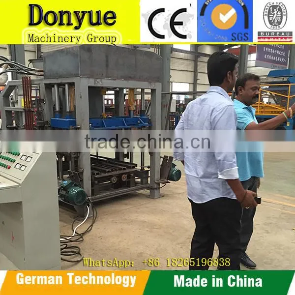Habiterra Block Machine Qt4-25 Automatic Hydraulic Concrete Block Making Production Line Price photo-4