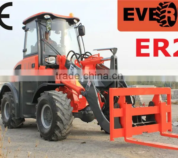 2.0 Ton Qingdao Everun Hot Sale Compact Wheel Loader ,Mini Front End Shovel Loader For Sale photo-2