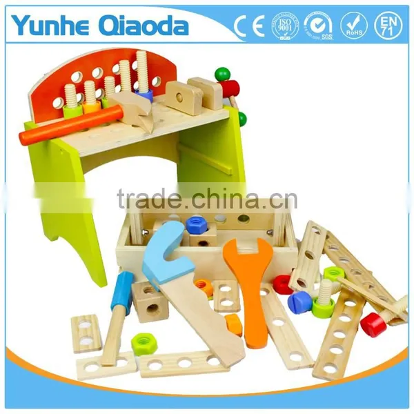 Creative DIY Wooden Tool Table Assembly Toy Disassembling Screw Toys photo-2