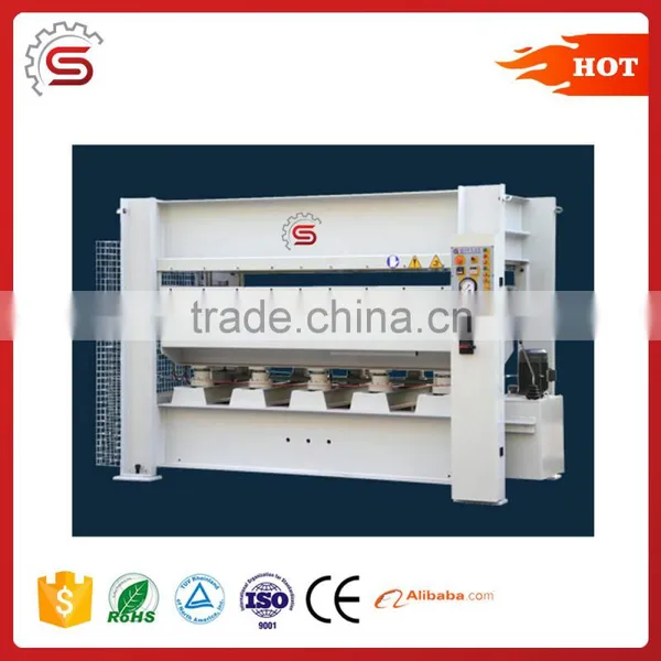 Laminate Hot Press Machine 160T 3 Layers Hot Press for Veneer and PVC