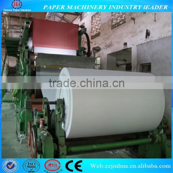 Paper Net Wideth 1575mm Fourdrinier Paper Machine 5-10 T/D Coated White Board Paper Production Line photo-4