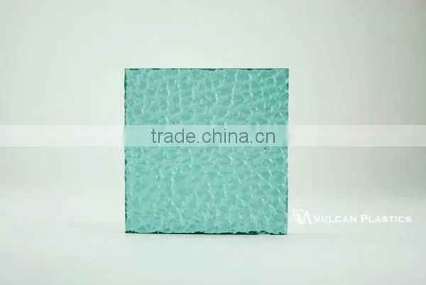 Opaque Lower Temp Plastic Polycarbonate Embossed Sheet (Ti-Lite Metallic Green Solid Embossed) photo-4