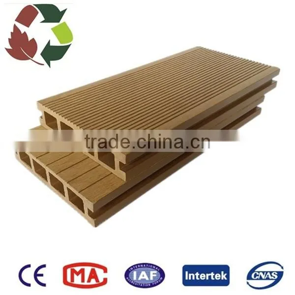 Wood and Plastic Decking Floor High Quality Wpc Decking Waterproof Wpc Board photo-5