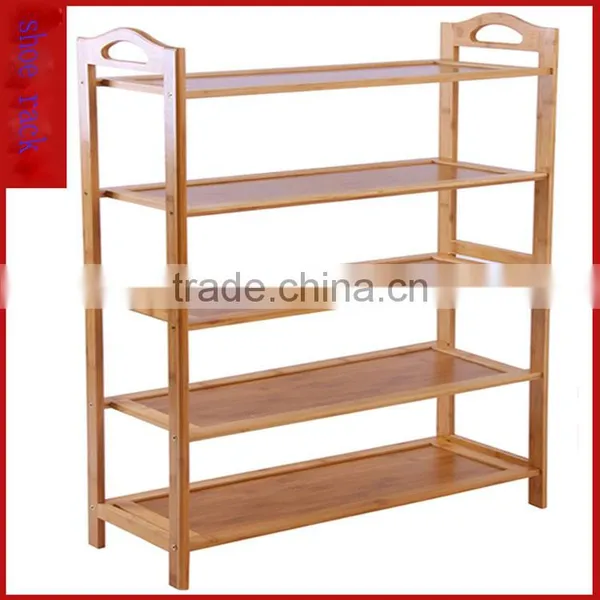 Expandable Wooden Shoe Racks 3 Tire Space Saving Storage Racks Cabinet photo-5