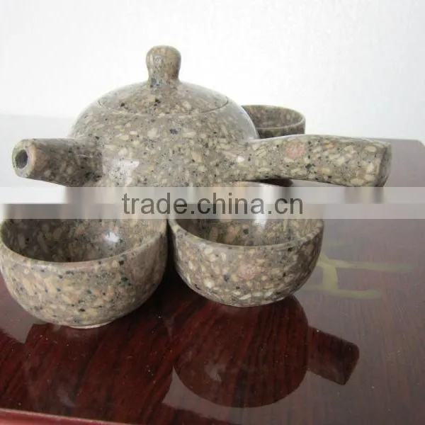 Creative White Maifan Stone Tea Sets