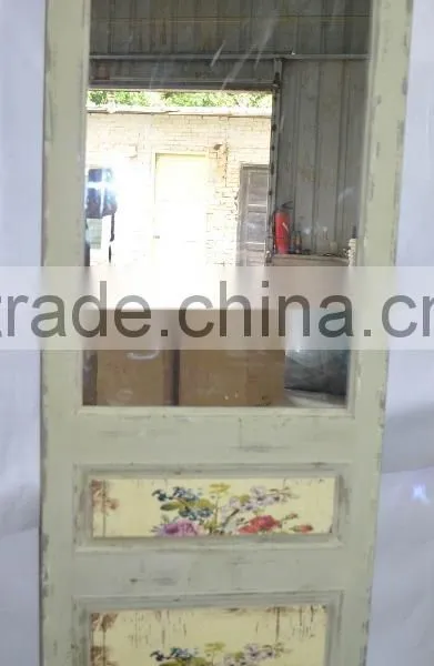 2016 New Style Antique Wooden Mirror Frame With Paper Printing photo-2