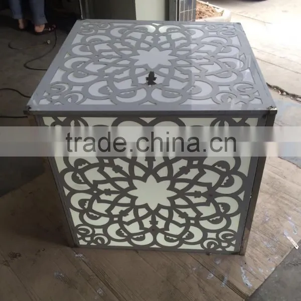 Hot Sale Assemble Stainless Steel LED Wedding Table photo-2
