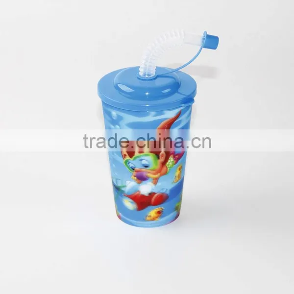 3D Design Plastic Cartoon Cup for Kids photo-5