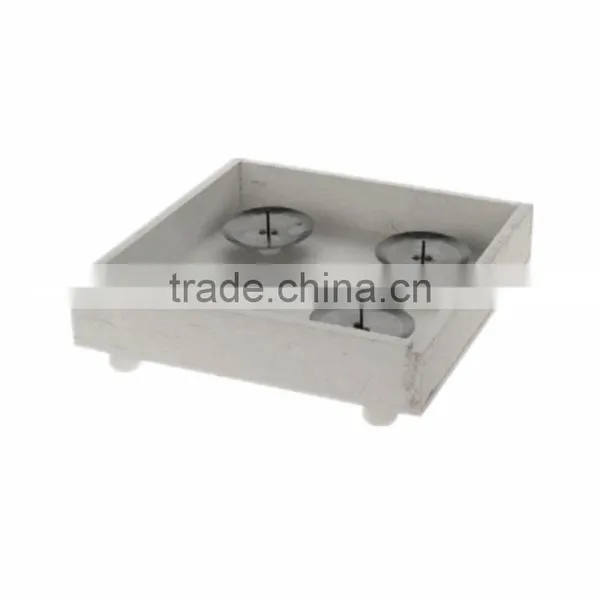 White Candle Holder