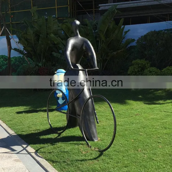 Bronze FRP Rider Sculpture Statue photo-4