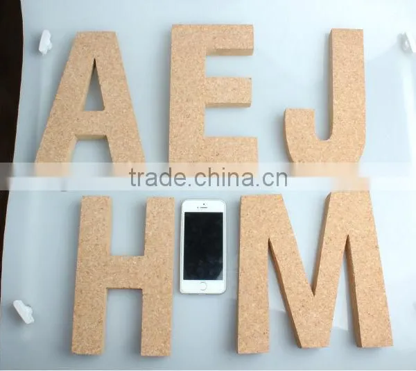 Natural Cork Letter "J" OEM photo-3