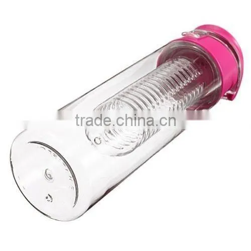 700mLCapacity Sports Healthy Fruit Juice Infuser Infusing Water Bottle Flip Lid photo-4