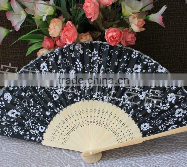 Beautiful Fabric Bamboo Fan for Ladies photo-6