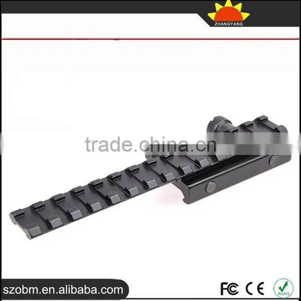 Y0032-D 150mm Tactical Gun Mount Rail Weaver Adaptor For Flashlight Scopes Mount
