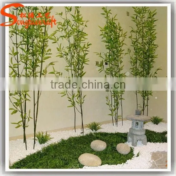 Wholesale Indoor Artificial Bamboo Tree Fence Artificial Bamboo Plants photo-3