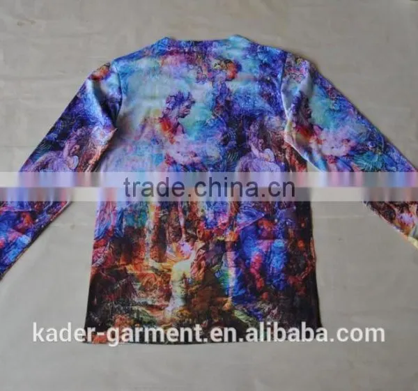 Custom Sublimation Long Sleeve T Shirt photo-2