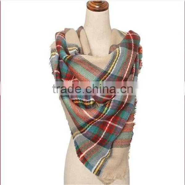 Wholesale Women Lovely Mint Clover Scarf photo-6