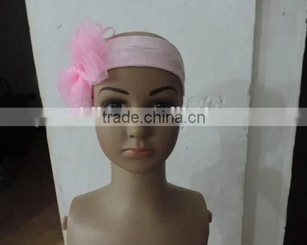 2016 Boutique Kids Girl Bowknot Headband Baby Girl Top Knot Turban Hedband Children Flower Hairband photo-5