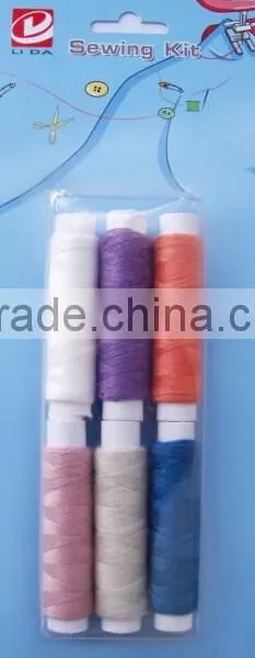 Colorful Customized 100% Polyester Sewing Thread photo-2