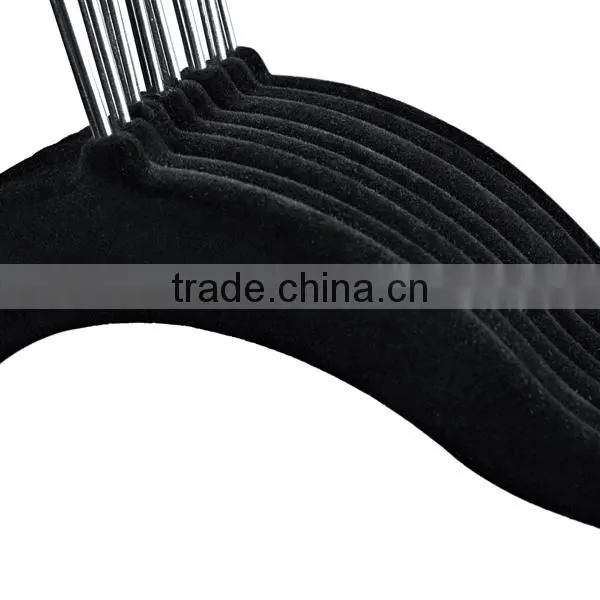 Black Custom Velvet Hanger for Clothes photo-6