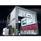 Portable Exhibition Booth Displays , 5x5 Foldable Exhibition Display