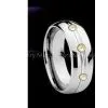 Fashion Tungsten Men's Ring With Quality Stones