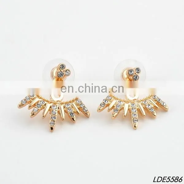 Custom Stud Earrings and Pearl Ball Ear Jacket photo-3
