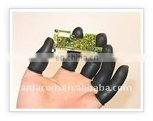 Conductive Black Latex Finger Cot,Finger Stall