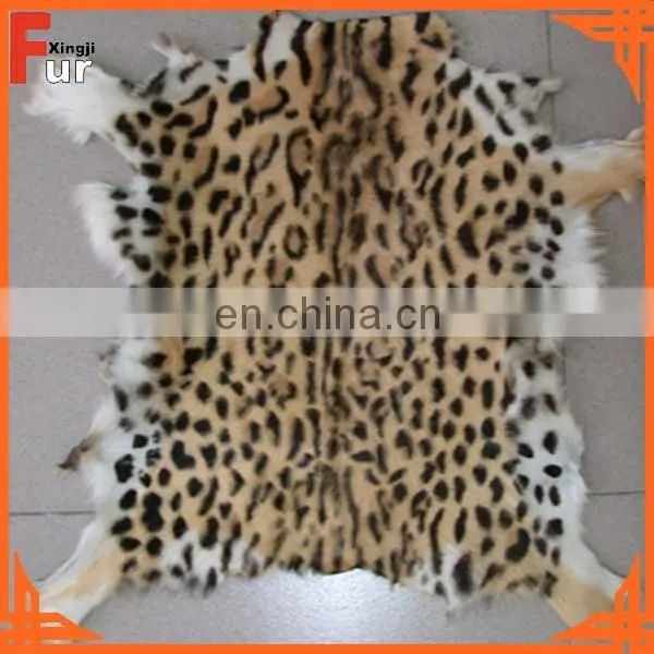 Printed Goat Fur Skin Real Fur Skin
